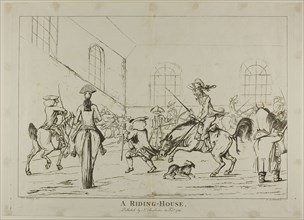 A Riding House, published 1780, Unknown Artist, published by Bretherton (English), England, Etching