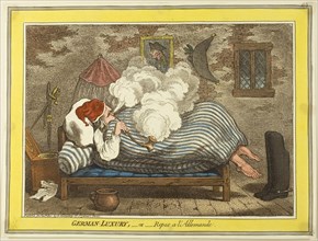German Luxury, published January 22, 1800, James Gillray (English, 1756-1815), published by Hannah