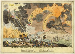 An Eruption of Mount Vesuvius, published June 17, 1815, George Cruikshank (English, 1792-1878),