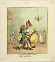 Waltzer au Mouchoir, published January 20, 1800, James Gillray (English, 1756-1815), published by