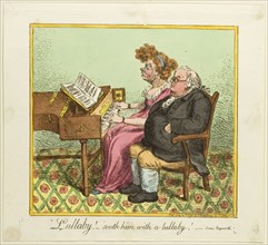 Lullaby! Sooth him with a Lullaby!, published July 12, 1798, James Gillray (English, 1756-1815),