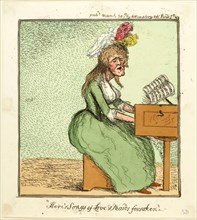 Here’s Songs of Love and Maids Forsaken, published March 30, 1793, James Gillray (English,
