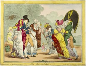 Les Invisibles, 1810, James Gillray (English, 1756-1815), published by Hannah Humphrey (English, c.