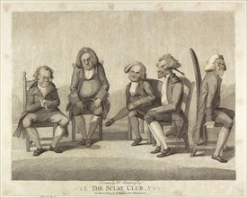 The Sulky Club, published March 18, 1794, Henry William Bunbury, English, 1750-1811, England,