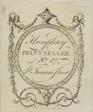 Humphrey, Printseller, No. 27 St. James’s Street, n.d., John Lockington, English, active 18th