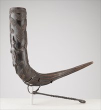 Horn, Mid–/late 19th century, Kuba, Kasai region, Democratic Republic of the Congo, Central Africa,