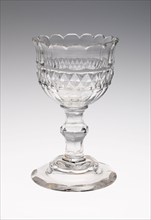 Goblet, Late 18th century, England, Glass, 14 × 8.4 cm (5 1/2 × 3 5/16 in.)
