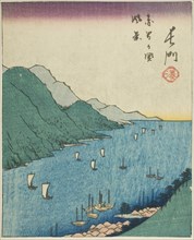 Nagato, section of sheet no. 15 from the series Cutout Pictures of the Provinces (Kunizukushi