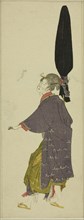 Parody of a daimyo procession, c. 1805/07, Utagawa Toyohiro, Japanese, 1773-1828, Japan, Color