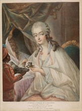 Madame du Barry, 1771, Jean-Baptiste-André Gautier D’Agoty, French, 1740-1786, France, Color