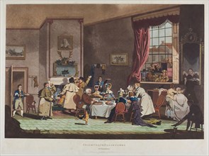 Stage Coach Passengers, n.d., James Pollard, English, 1797-1867, England, Aquatint in black, with