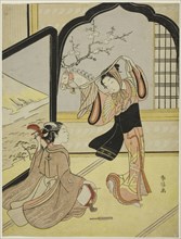 The Harugoma Dance, c. 1767/68, Suzuki Harunobu ?? ??, Japanese, 1725 (?)-1770, Japan, Color