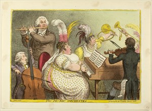 The Pic-Nic Orchestra, published April 23, 1802, James Gillray (English, 1756-1815), published by