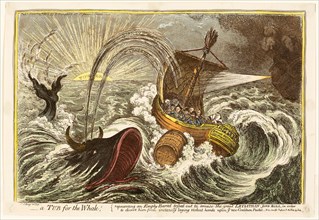A Tub for the Whale!, published March 14, 1806, James Gillray (English, 1756-1815), published by
