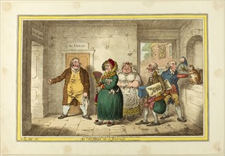 An Old Maid on a Journey, published November 20, 1804, James Gillray (English, 1756-1815), after