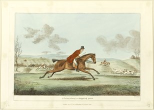 Going Along a Slapping Pace, plate one from Indispensable Accomplishments, published June 24, 1811,