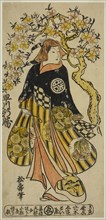 The Actor Hayakawa Shinkatsu as a Woman Standing under Cherry Tree, c. 1724, Shoju, Japanese, 18th