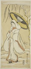 The Heron Maiden, 1770s, Torii Kiyotsune, Japanese, active c. 1757-79, Japan, Color woodblock
