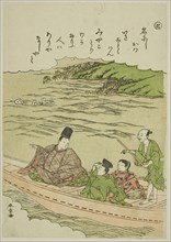 To: Sumida River, Musashi and Shimosa Provinces, from the series Tales of Ise in Fashionable