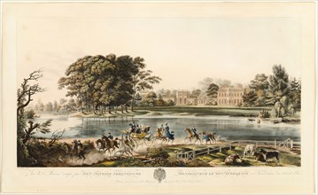 Maison du Duc d’Orléans à Twickenham, published August 1, 1816, Joseph Constantine Stadler