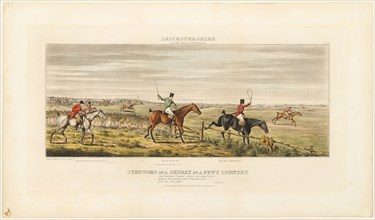 Symptoms of a Skurry, plate three from The Leicestershire Hunt, published 1825, John Dean Paul