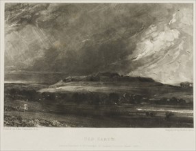Old Sarum, 1832, David Lucas (English, 1802-1881), after John Constable (English, 1776-1837),