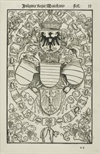 Coat of Arms of Maximilian I as King of the Romans, c. 1517, After Albrecht Dürer, German,