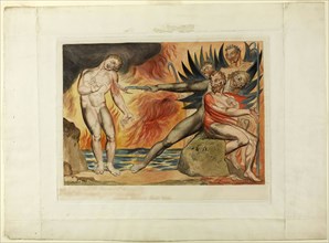 The Circle of the Corrupt Officials, the Devils Tormenting Ciampolo. Inferno, canto XXII, 1827,