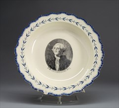 Soup Plate, c. 1790, English for the American market, Leeds, England, Creamware, Diam. 24.3 cm (9