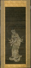 The Bodhisattva Kannon, from the triptych Approach of the Amida Trinity, Kamakura Period, mid–13th