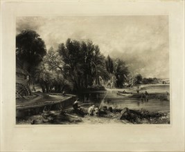 The Young Waltonians, 1840, David Lucas (English, 1802-1881), after John Constable (English,