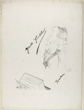 Frontispiece for Yvette Guilbert, 1898, Henri de Toulouse-Lautrec, French, 1864-1901, France,