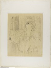 Yvette Guilbert—A Menilmontant de Bruant, from Yvette Guilbert, 1898, Henri de Toulouse-Lautrec,