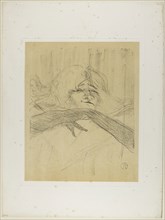 Yvette Guilbert—’Linger, Longer, Loo’, from Yvette Guilbert, 1898, Henri de Toulouse-Lautrec,
