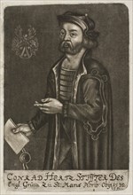 Conrad Hertz, Stiffter, n.d., Georg Fennitzer, German, active 1697-1700, Germany, Mezzotint on