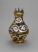 Covered Jar (Hu), Eastern Zhou dynasty, Warring States period (480–221 B.C.), late 4th/3rd century