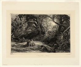 The Morning of Life, 1860/1861, Samuel Palmer, English, 1805-1881, England, Etching in black on