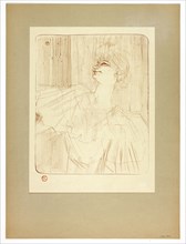 À Menilmontant by Bruant, plate four from Yvette Guilbert, 1898, printed 1930, Henri de