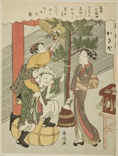 Daikokuten, from the series The Seven Gods of Good Luck in Modern Life (Tosei Shichi Fukujin), c.