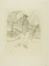 The Smoked Herring, from Mélodies de Désiré Dihau, 1895, Henri de Toulouse-Lautrec, French,