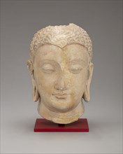 Head of Buddha, Kushan period, 3rd–5th century, Afghanistan or Pakistan, Ancient region of