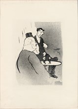 Ducarre at the Ambassadeurs, from Le Café-Concert, 1893, Henri de Toulouse-Lautrec (French,