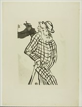 American Singer, from Le Café-Concert, 1893, Henri de Toulouse-Lautrec (French, 1864-1901), printed