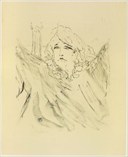 Sarah Bernhardt, from Treize Lithographies, 1898, published before 1906, Henri de Toulouse-Lautrec,