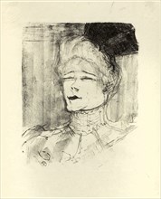 Jeanne Granier, from Treize Lithographies, 1898, published before 1906, Henri de Toulouse-Lautrec,