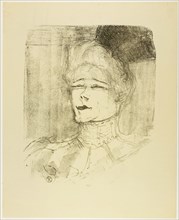 Jeanne Granier, from Treize Lithographies, 1898, published before 1906, Henri de Toulouse-Lautrec,
