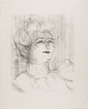Marie-Louise Marsy, from Treize Lithographies, 1898, published before 1906, Henri de