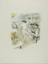 Chocolat Dancing, published March 28, 1896, after Henri de Toulouse-Lautrec, French, 1864-1901,