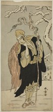 The Actor Ichimura Uzaemon IX as Aza-maru in the Play Yui Kanoko Date-zome Soga, Performed at the