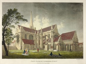 Saint Patrick’s Cathedral, Dublin, published March 1793, James Malton, English, 1761-1803, England,